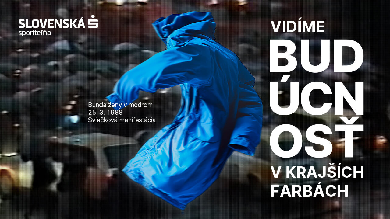 Žena v modrom